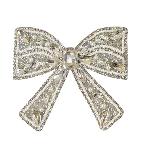 ANVIK Hair Bow Clips for Women | Crystal Bow Clip | Bow Barrette Clip | Alligators Bow Clips | Fancy Hair Clips | Hair Accessories for Women - Image 1