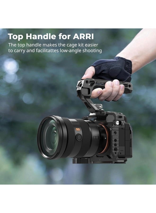 SMALLRIG A7 IV Cage with Top Handle and HDMI Cable Clamp, Basic Kit for Sony Alpha 7R V/Alpha 7 IV/Alpha 7 S III - 3668 - Image 2
