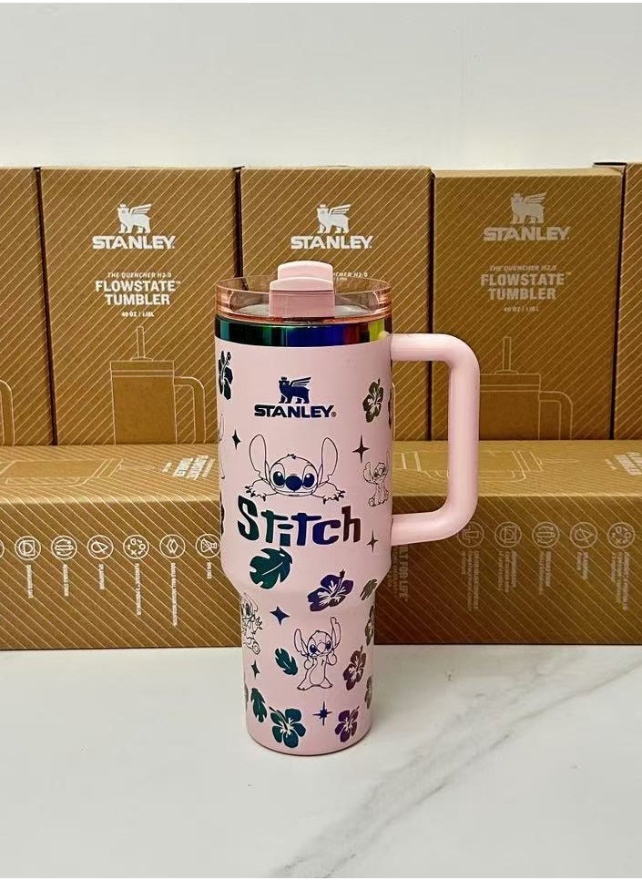 Stanley - Stainless Steel Vacuum Insulated Tumbler with Lid and Straw for Water, Iced Tea or Coffee, Smoothie and More, 40 oz - Image 1