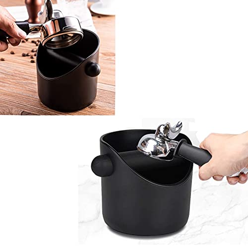 HabiWell Espresso Knock Box 4.4 Inch Shock-Absorbent Durable Barista Style Coffee Knock Box With Removable Knock Bar and Non-Slip Base Espresso Dump Bin Coffee grounds container - Image 4