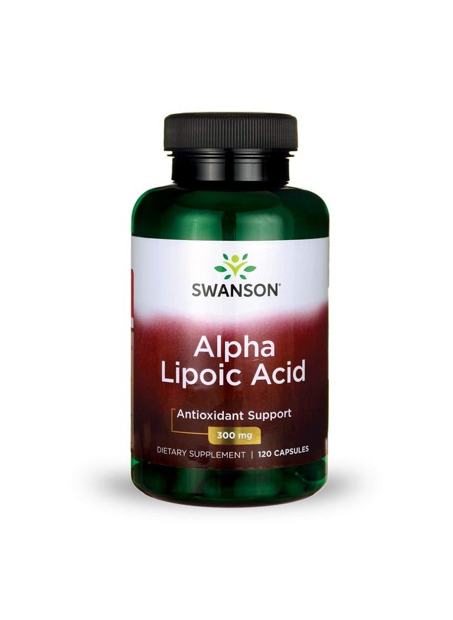 Swanson Ultra Swanson Alpha Lipoic Acid Antioxidant Protection Promotes Healthy Blood Sugar Supplement 300 Mg 120 Capsules  - Image 2