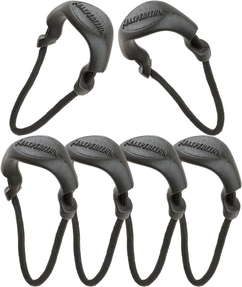 Maxpedition سحابات سحب إيجابية (كبيرة، سوداء) عبوة من 6، بديل سحب سحاب لحقيبة تكتيكية، حقيبة EDC، حقيبة الطوارئ والأمتعة، لسان سحب، PZLBLK - Image 1