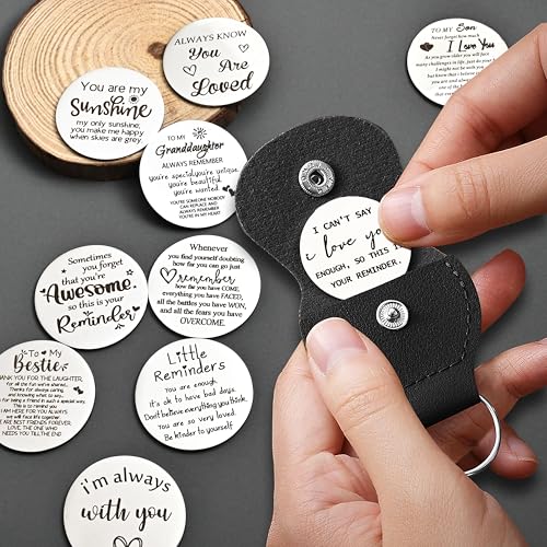 CINDYHE Pocket Hug Token keychain Gifts for Men Women Him Her Dad Mom Son Daughter Brothers Sisters Teacher Boy Girl Friends (This is your reminder) - Image 5