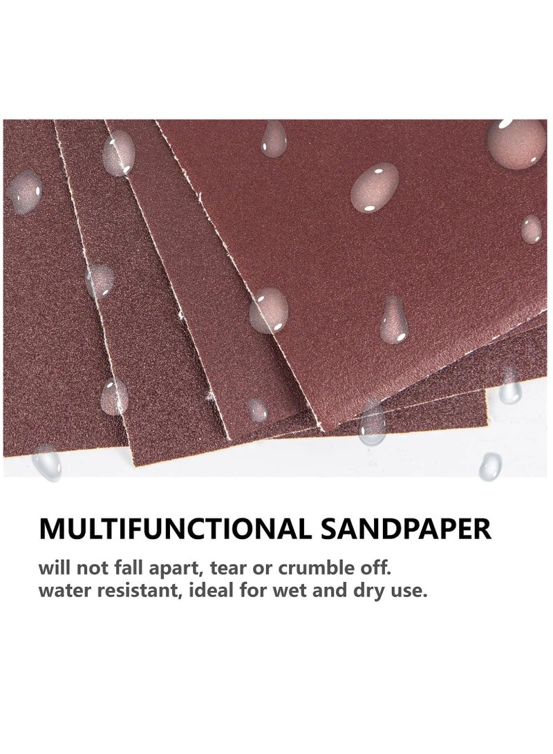 SYOSI Sandpaper Roll 180 Grit Sanding Paper Durable Cloth Back Dry Wet Sand Paper 4.5 Inch Wide Brown Fused Alumina Abrasive Paper for Wood Drywall Metal Resin Polishing Grinding Automotive Sanding  - Image 5