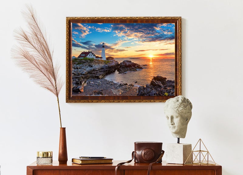 WISHDIAM Jigsaw Puzzles 2 Pack 1000 Pieces - WISHDIAM Puzzles for Adults - Lighthouses Portland Head Light Nature Landscape Impossible Challenging Puzzles for Home Decor Birthday Party Gifts Toy for Men Women - Image 3