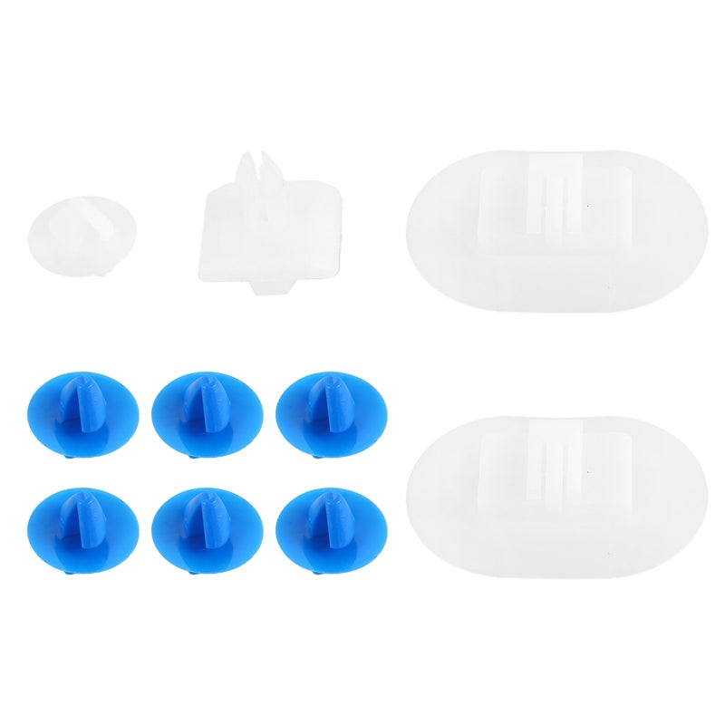Side Skirt Fixing Clip Set, Durable Plastic for Car Panels, Tool-Free Installation - Image 1