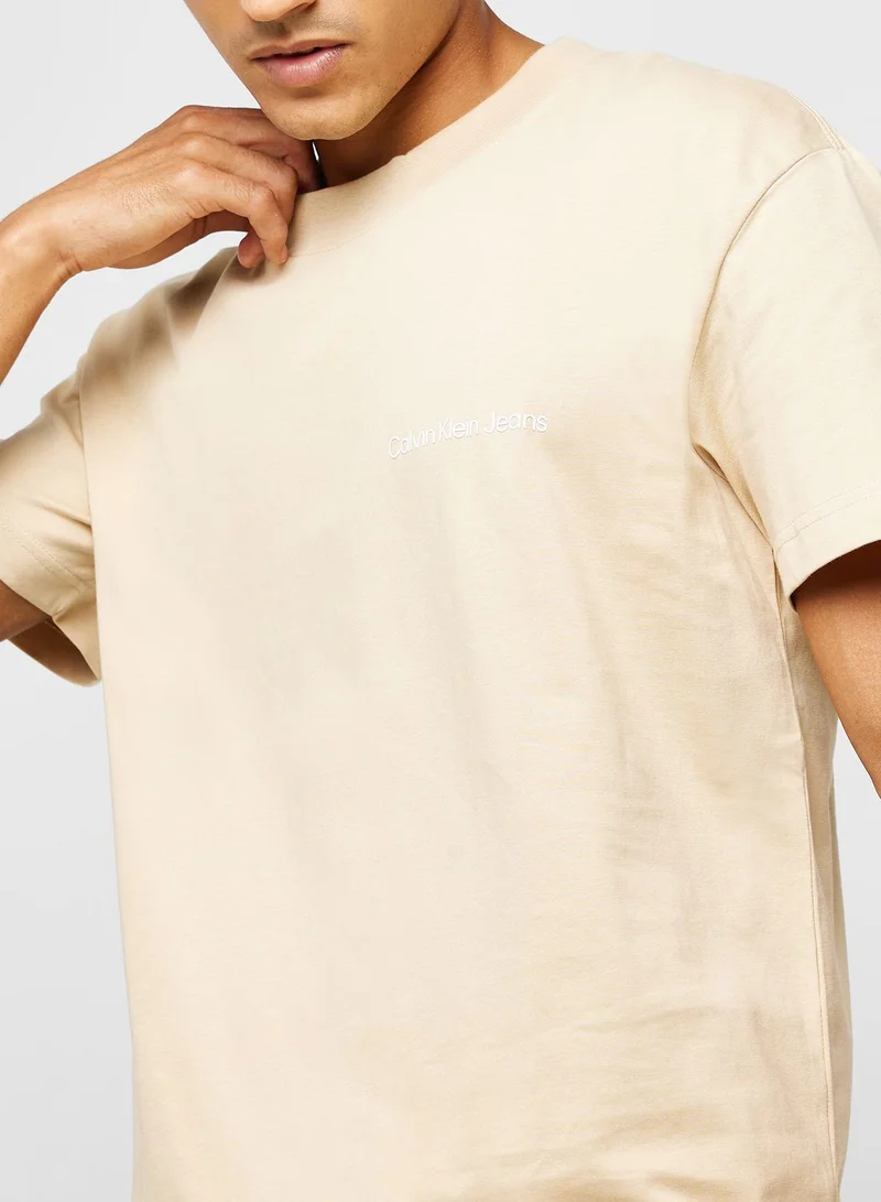 Calvin Klein Jeans Logo Crew Neck T-Shirt
