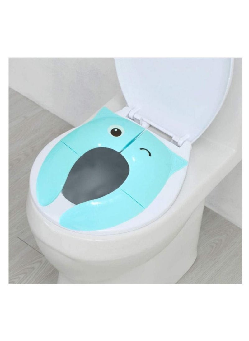 Alissa - Foldable Potty Training Seat Baby Kids Travel Toilet Potty Seat Covers Non Slip Pads Children Comfortable Camping - Image 1