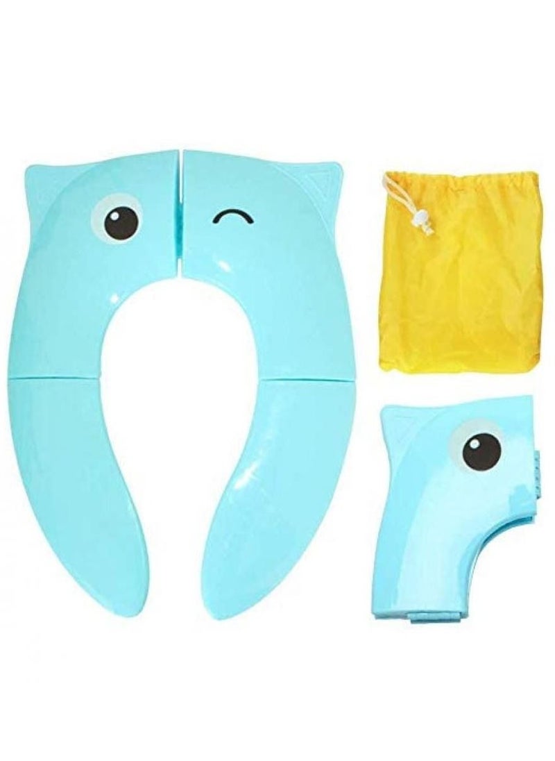 Alissa - Foldable Potty Training Seat Baby Kids Travel Toilet Potty Seat Covers Non Slip Pads Children Comfortable Camping - Image 1
