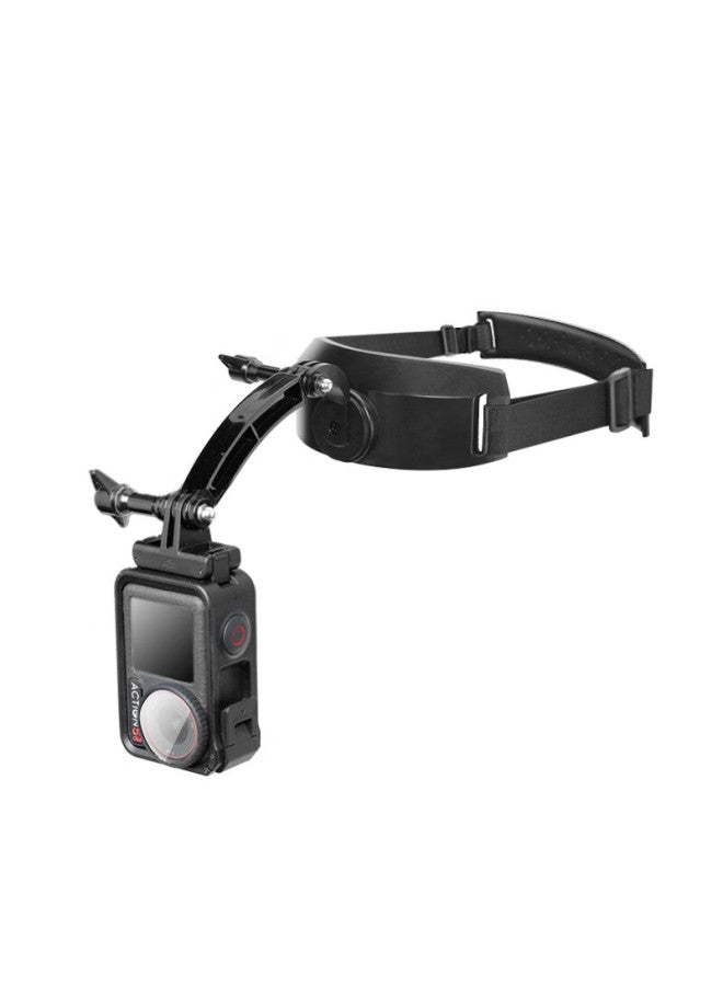 Qiye Head-mounted Bracket First-person View Compatible With Dji Action 5 Pro Action Camera Accessory, Action Headband Ac6 For Fishing, Driving, Video Recording And Filming, Unboxing Extended Versio