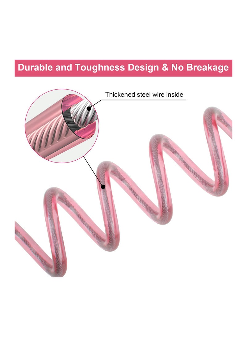 SOLARAE Toddler Leash, Kid Leash Anti Lost Wrist Link with Key Lock Upgraded Baby Leash with Safety Wristband Rope for Babies Toddlers Child Kids (6.56ft/2m, Pink) - Image 4