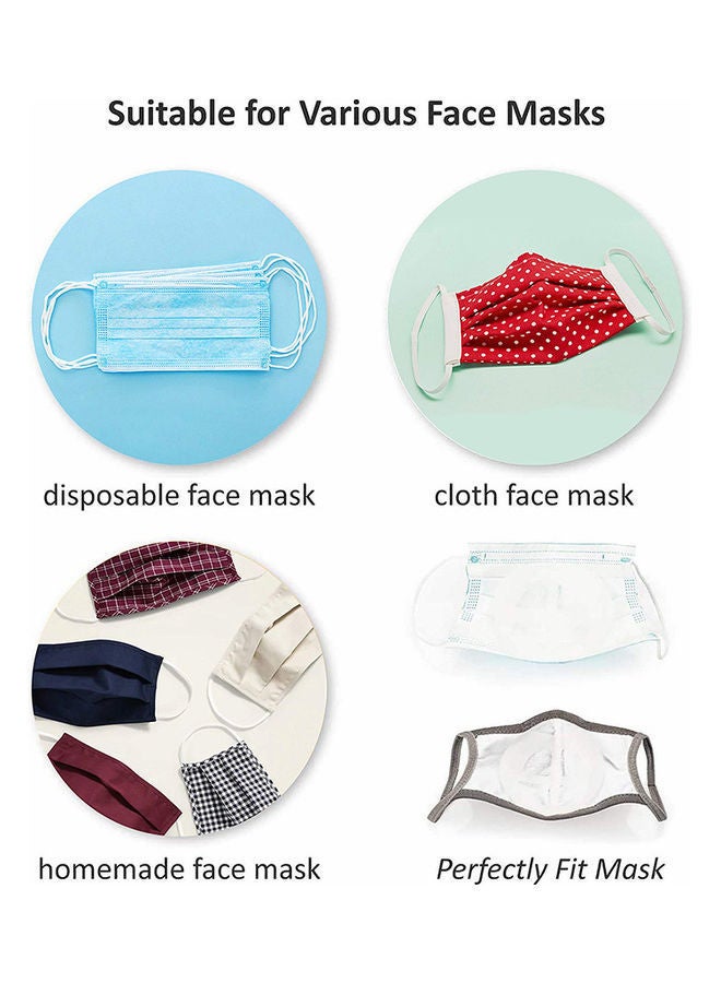 NIBEMINENT 5-Piece Silicone Bracket Mask - Image 5