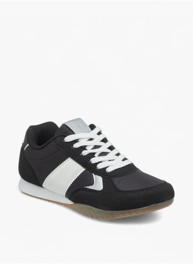 Dash Women's Colourblock Sports Shoes with Lace-Up Closure