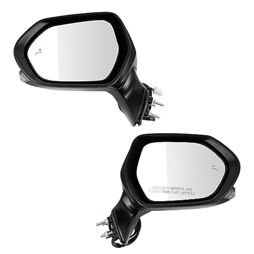 TRQ Mirror Set Compatible with 2019-2021 Toyota Avalon - Image 1