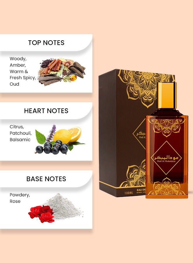 Atlantic Scent De Emarat Oud Al Mubakkar Perfume - Image 3