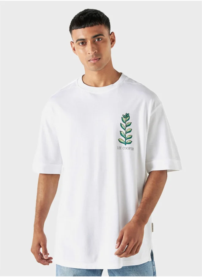 Lee Cooper Printed Crew Neck T-Shirt