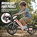 SEREED Toddler Balance Bike 2 Year Old No Pedal Kids Bicycle Toys for 25 Years Old ToolFree Adjustment Customize Plate with Stickers Gift for 23 Boys Girls Pink - Image 4