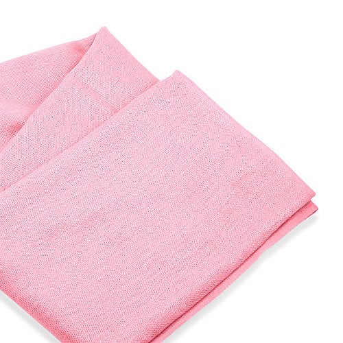 GEARONIC Soft Pashmina Scarf for Women Shawl Wrap Scarves Lady Women's Scarfs in Solid Colors - Pink - Image 4