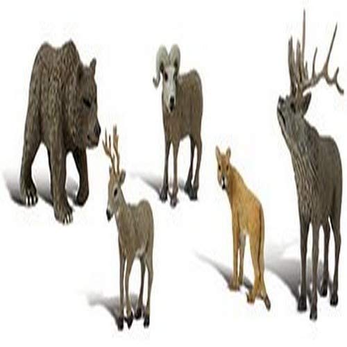 Woodland Scenics SP4449 1.5-Inch Scene Setters Figurine, North American Wildlife, 5/Pack - Image 3