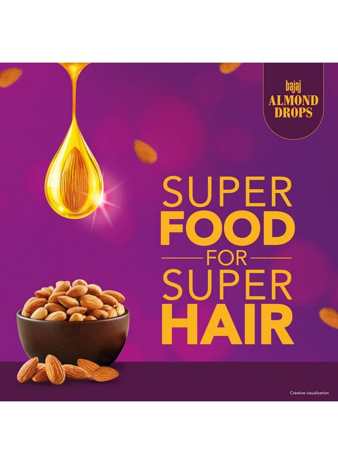 بجاج زيت شعر اللوز دروبس، 650 مل، زيت شعر، 6 أضعاف فيتامين إي، زيت اللوز، خفيف وغير لزج، التحكم في تساقط الشعر  - Image 5