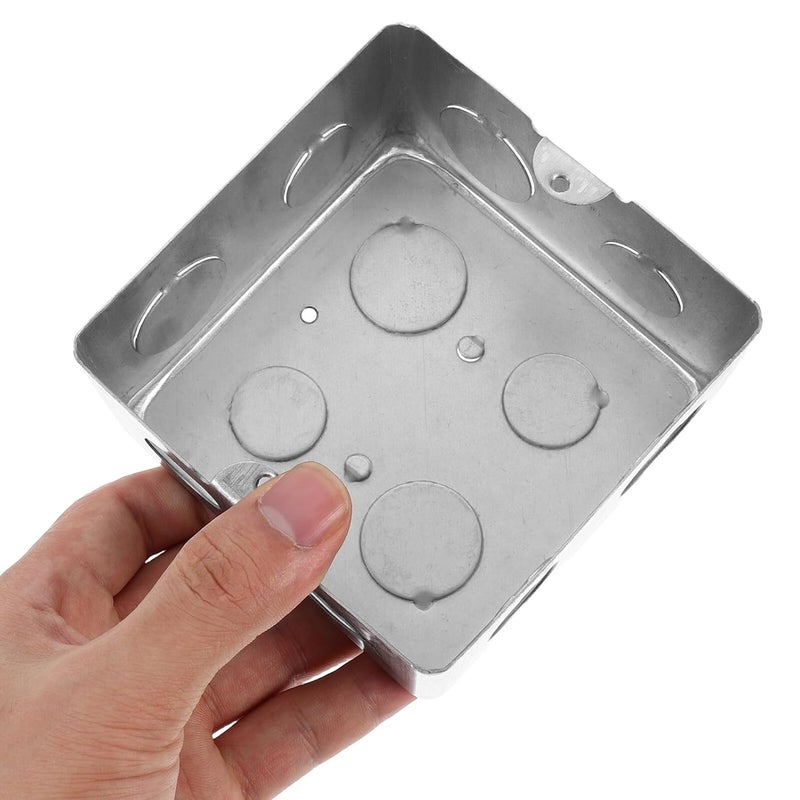 6pcs White 100x100x55mm Square Floor Socket Kit Electrical Outlet Boxes Recessed Hidden Floor Socket Box Base for Home Electrical Installation - Image 4
