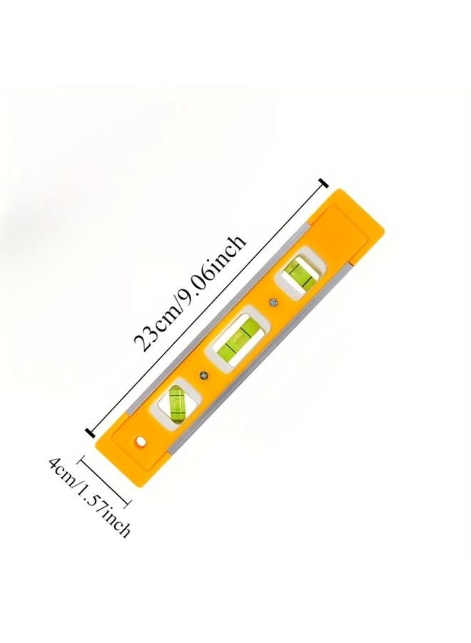 9.06 Inch 3 In 1 Magnetic Level High Precision Aluminum Alloy Engineering Measuring Tool - Image 1