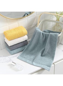 2-Piece Towel Set, Super Soft Yellow Hand Towels Terry Striped Weave Pattern Ultra Absorbent 100% Cotton Towel for Bathroom(34x74cm) - pzsku/Z9BCA3A7199412E5F00C7Z/45/_/1718877747/1414fe4b-ab4d-4fcd-8919-78ce40c659bf