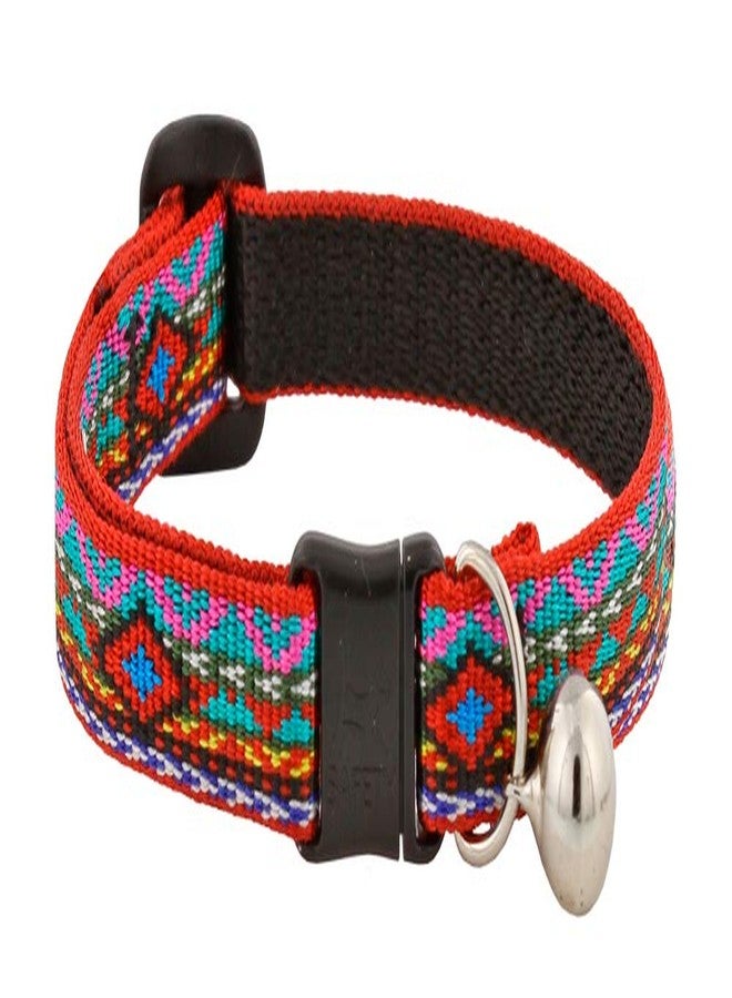 Lupine Breakaway Cat Collar with Bell by Lupine 1/2" Wide El Paso Design adjusts 8-12" - Image 1