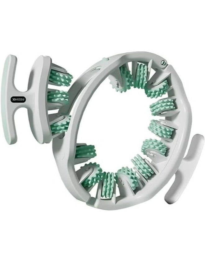 Anti Cellulite Massager, 360° Multi-Functional Ring Anti Cellulite Massager, Fascia Massage Tool for Thigh, Calf, Waist Anti Cellulite, Muscle Myofascial and Deep Tissue Pain Relief (Green) - Image 1