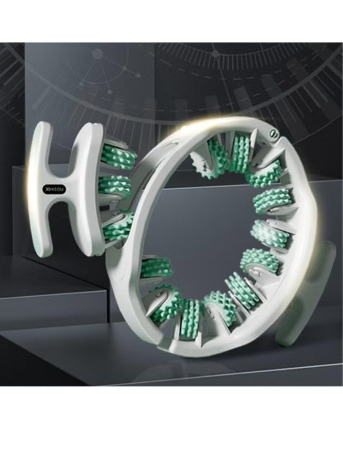 Anti Cellulite Massager, 360° Multi-Functional Ring Anti Cellulite Massager, Fascia Massage Tool for Thigh, Calf, Waist Anti Cellulite, Muscle Myofascial and Deep Tissue Pain Relief (Green) - Image 3