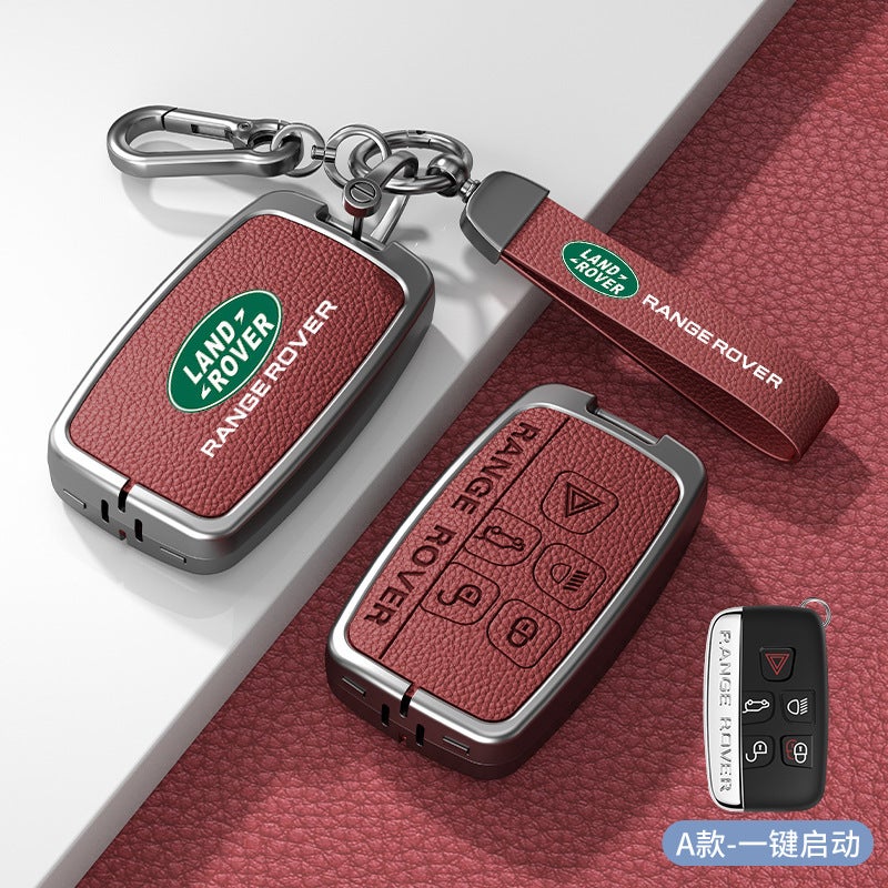 Luxury Key Case for Land Rover Range Rover, Evoque, Defender, Discovery & More - Zinc Alloy Design