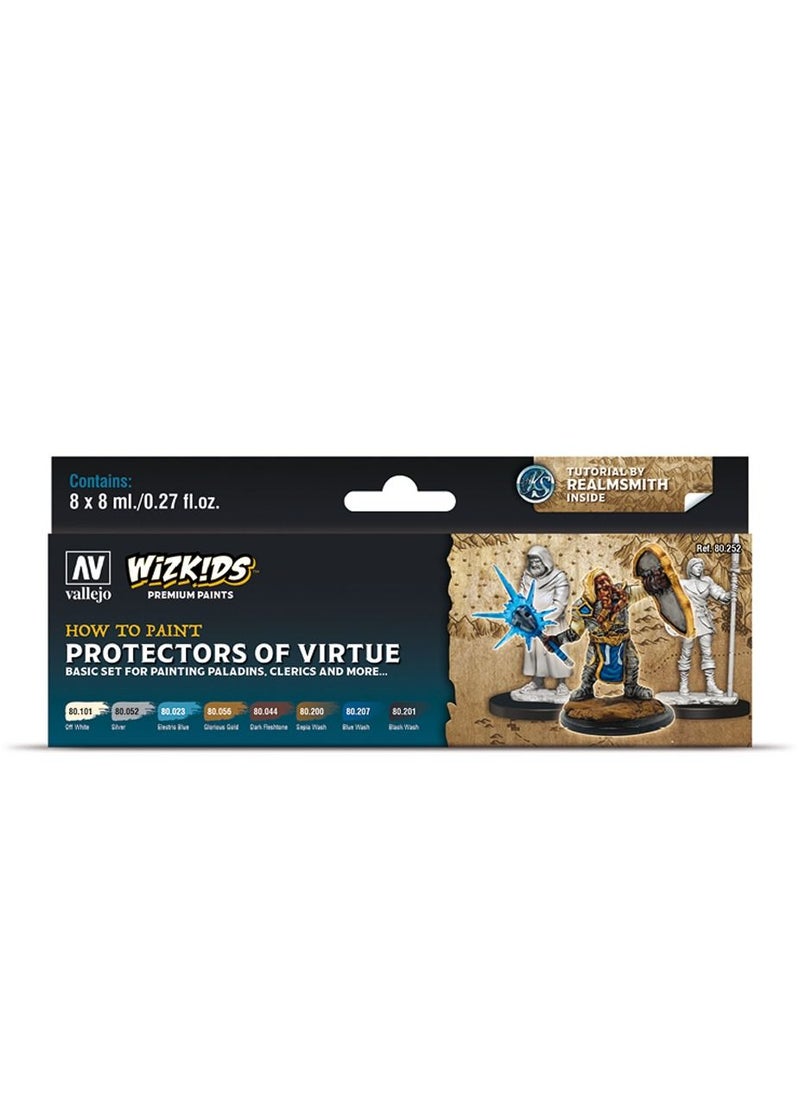 Vallejo - 80.252 Protectors of Virtue 8ml (8pc Set) - Image 1