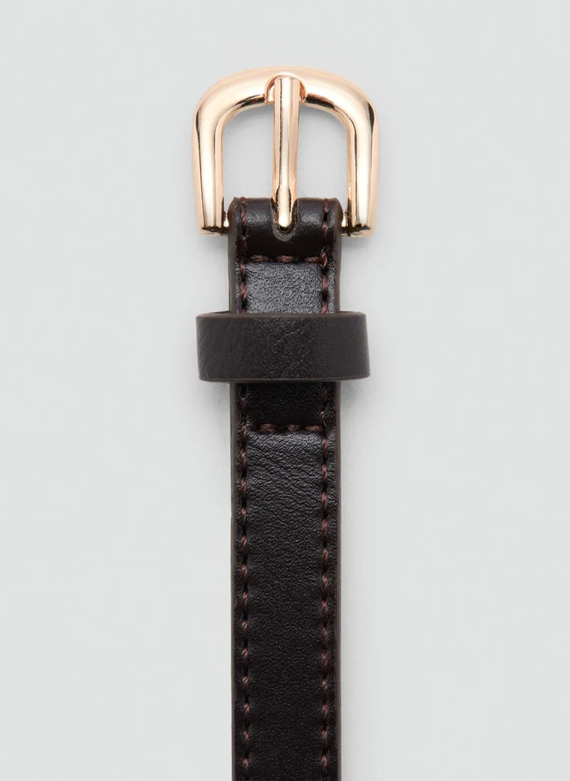 Mango  Appliqué skinny belt for Women | Best Price UAE