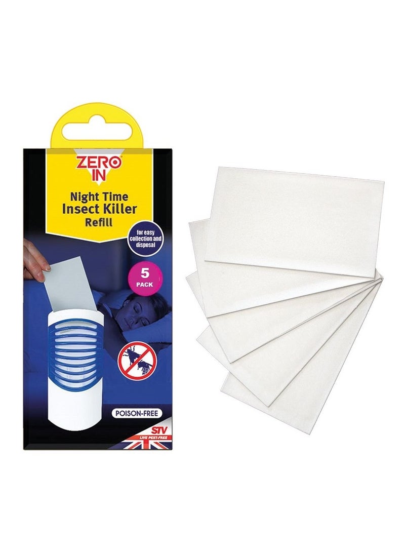 STV Zero In Night Time Insect Killer Refills 5 Pack - Image 2