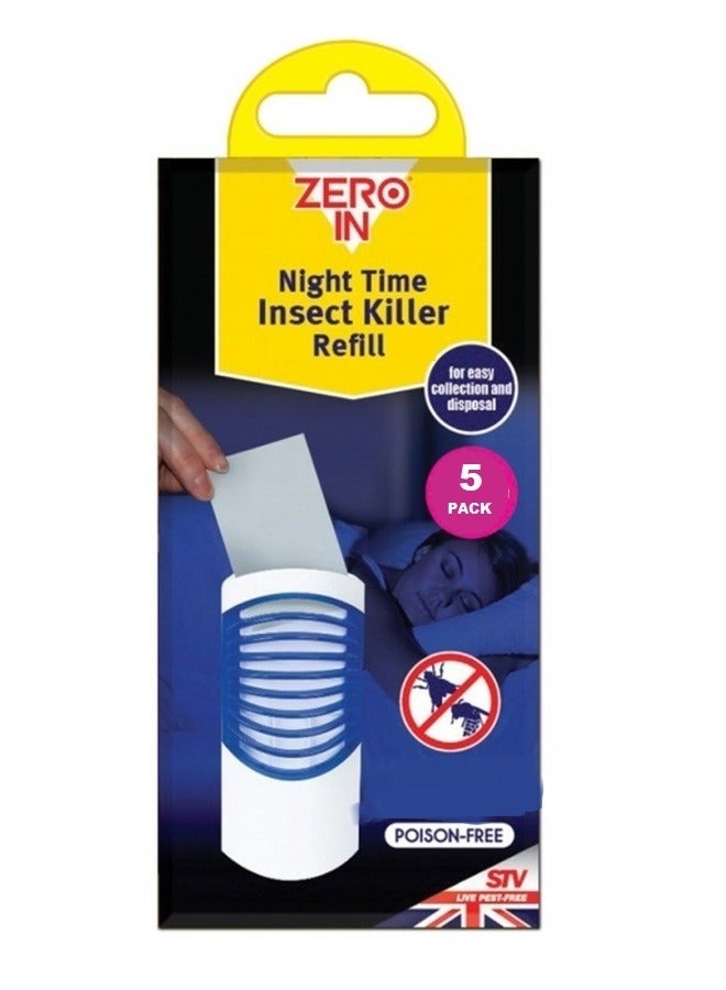 STV Zero In Night Time Insect Killer Refills 5 Pack - Image 1