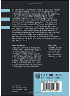 Facsimiles and the History of Shakespeare Editing  - Image 1