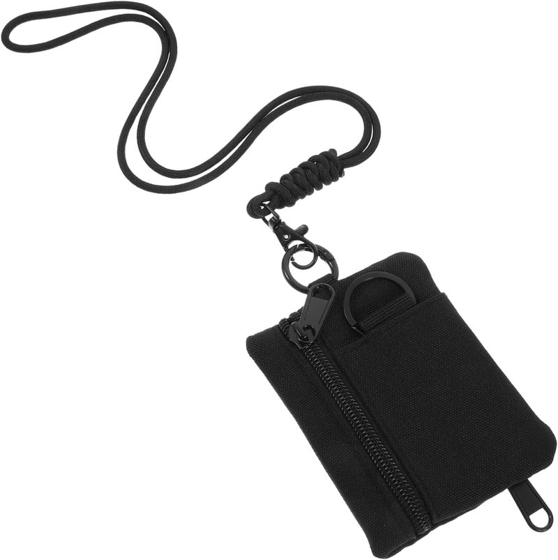 2pcs Multi-functional Outdoor Hanging Wallet Pouch for Coins Cards Small Accessories Compact Storage Bag for Travel Camping and Sports Activities - Image 4