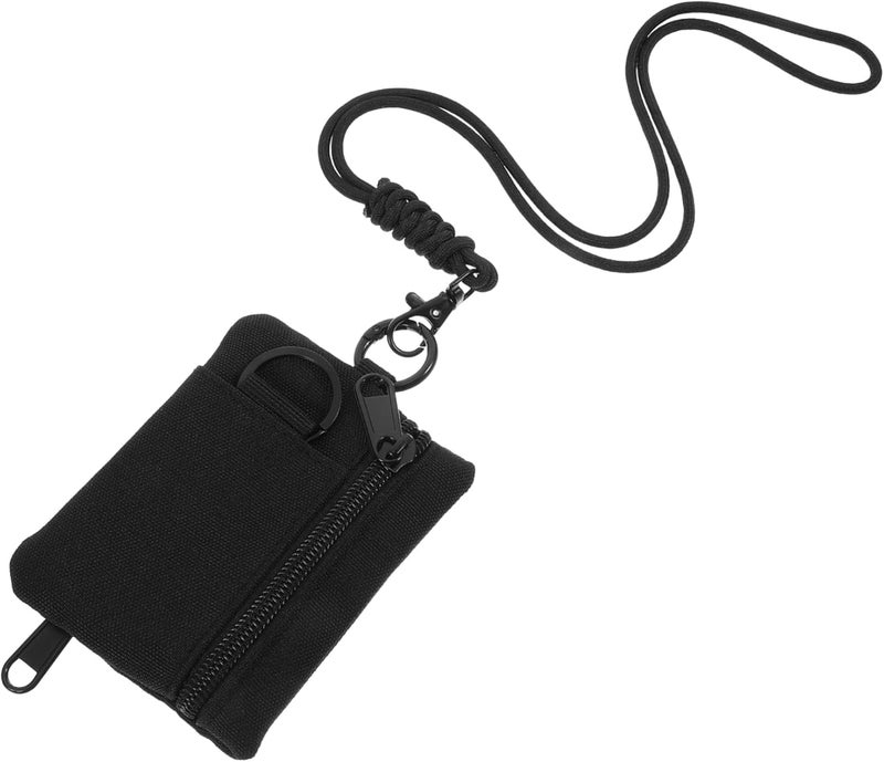 2pcs Multi-functional Outdoor Hanging Wallet Pouch for Coins Cards Small Accessories Compact Storage Bag for Travel Camping and Sports Activities - Image 2