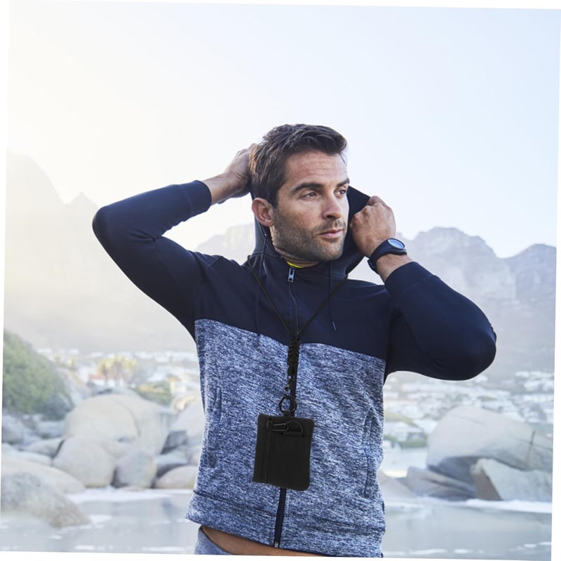 2pcs Multi-functional Outdoor Hanging Wallet Pouch for Coins Cards Small Accessories Compact Storage Bag for Travel Camping and Sports Activities - Image 3