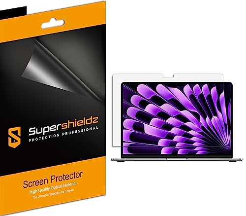Supershieldz (3 Pack) Anti-Glare (Matte) Screen Protector Designed for Macbook Air 15 inch (M4/M3/M2 Chip, 2023-2025) - Image 4