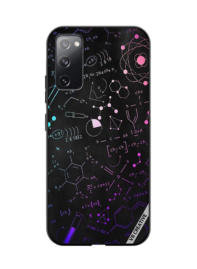 VR CREATIVE Protective Case Cover For Samsung Galaxy S20 FE 5G Chemistry Formula Design Multicolour - Image 1