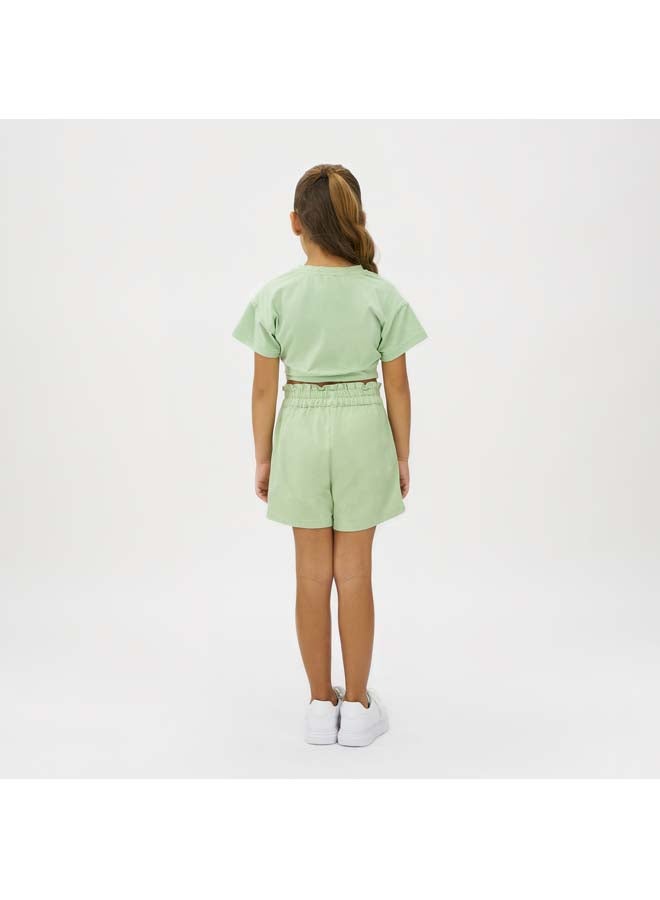 Panco AMELIA Shorts with Bow Detail at Waist  - Image 4