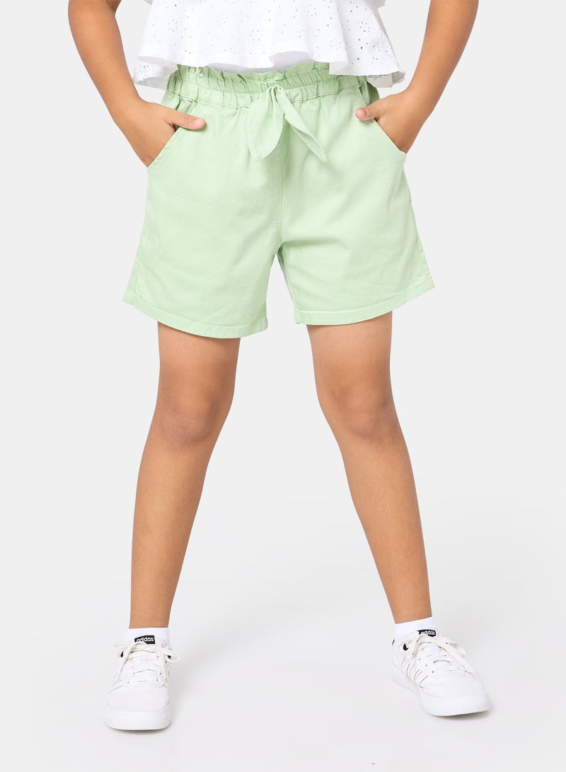 Panco Girls AMELIA Shorts with Bow Detail at Waist - Image 1