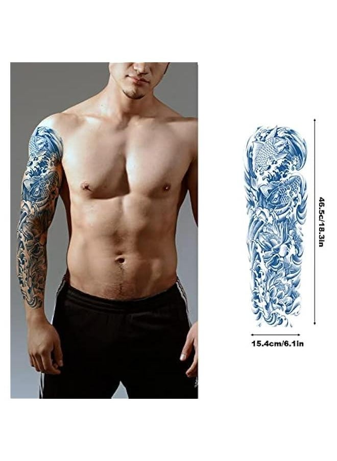 Generic - Realistic Japanese Full Arm Sleeve Tattoo for Men and Women, Waterproof & Long-Lasting Temporary Body Art Design, Ideal  Gift - Image 1