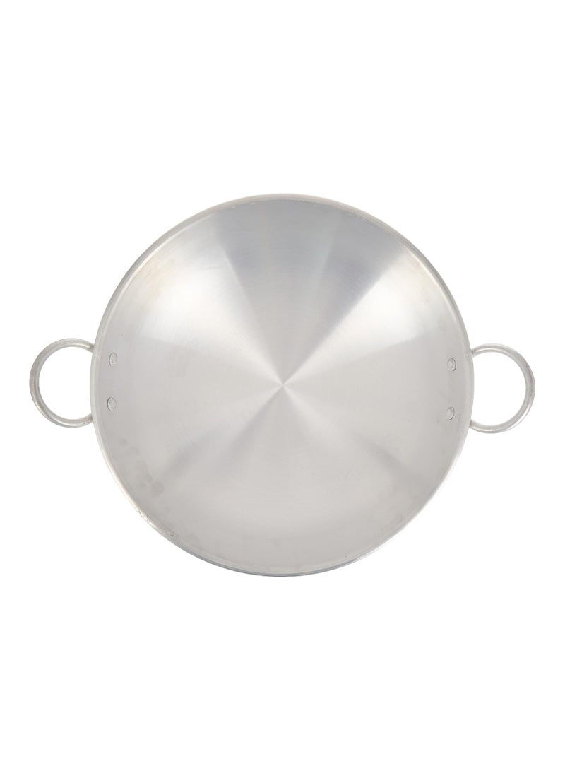 بيسبل كاداي ألمنيوم بمقابض مزدوجة 27 سم | مقلاة عميقة للقلي والتحريك | مقلاة ووك - Image 2