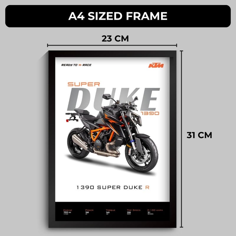 Funk You Store A4 Poster Photo Frames All Cars (KTM 1390 Super Duke R) - Image 2