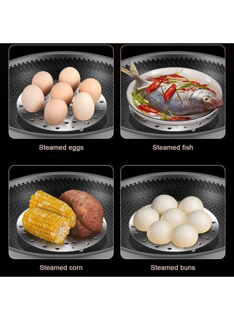 ShipFayda ShipFayda Stainless Steel Egg Steamer Rack Heatproof Stackable 7 Holes Stand Egg Box Kitchen Multipurpose Trivet Insert for Pot Accessories and Pressure Cooker Pans steam boiling Pack of 1  - Image 4