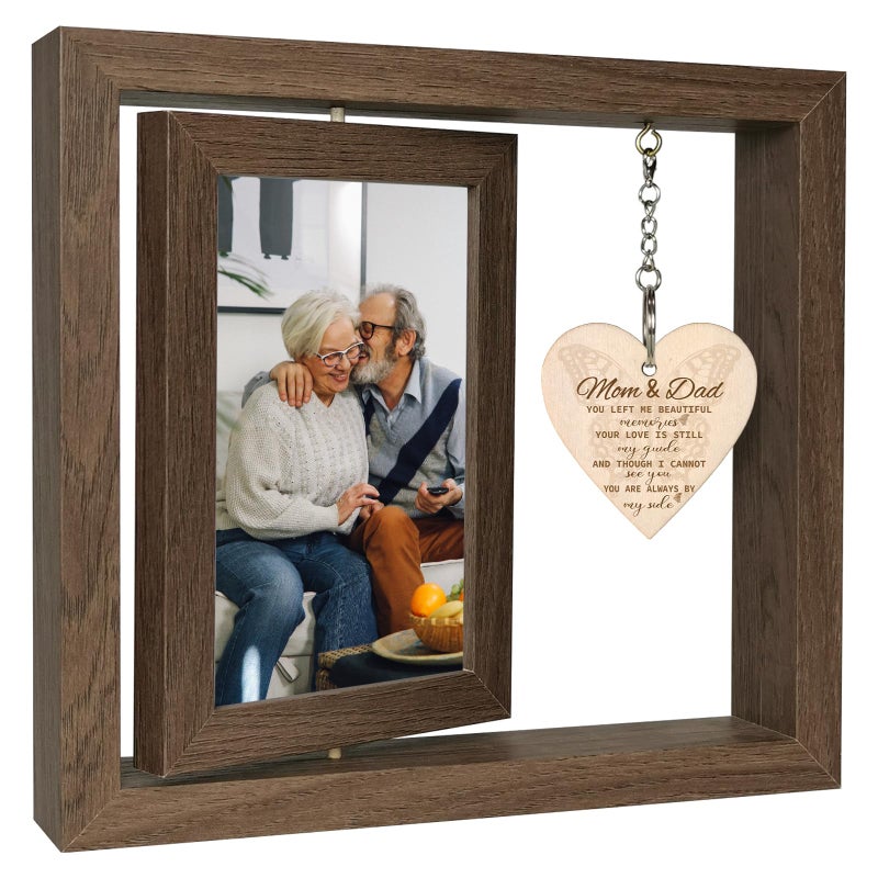 EYITUPC Loss of Mother & Father Sympathy Gift Memorial Gifts for Loss of Mom Dad Picture Frame  In Memory Of Loved One Gifts Grief Gifts Bereavement Gifts - Image 1