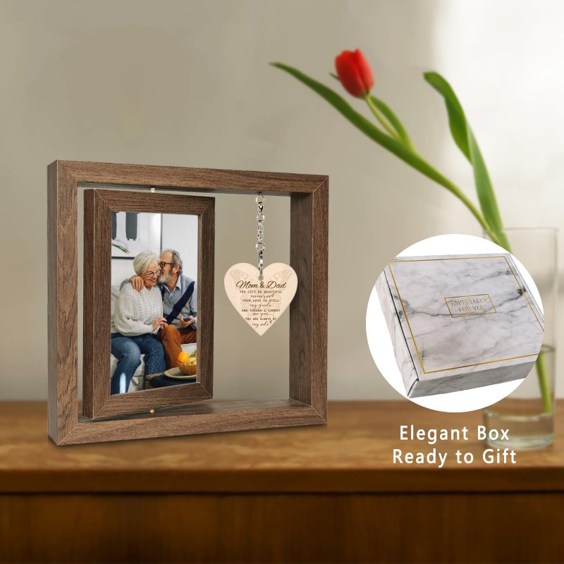 EYITUPC Loss of Mother & Father Sympathy Gift Memorial Gifts for Loss of Mom Dad Picture Frame  In Memory Of Loved One Gifts Grief Gifts Bereavement Gifts - Image 2