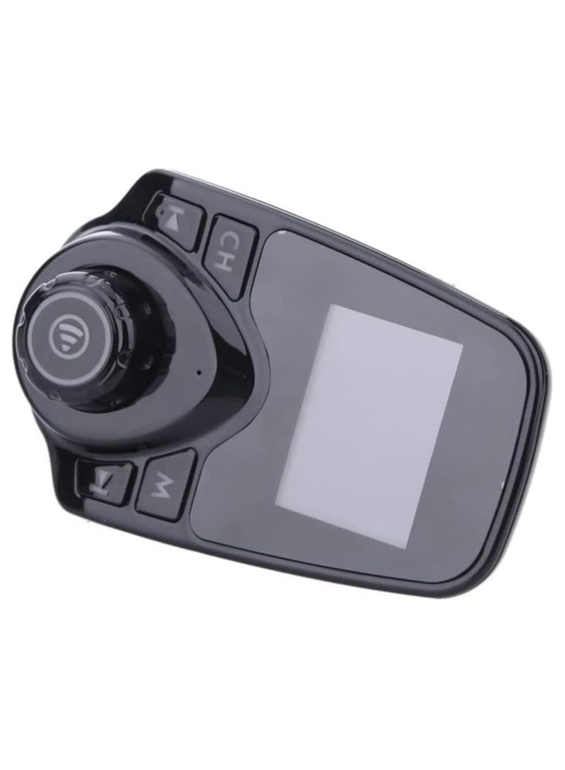 eTECH Upgraded Bluetooth FM Transmitter, T11 Hands-Free Car Kit with USB Charger, Multi-Music Play Modes, 1.44 Inch Screen, and MP3 Player – For All Smartphones - Image 3